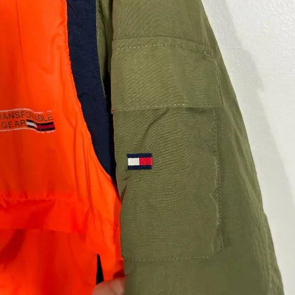 Rare Vintage Tommy Hilfiger TH-85 Transformable Utility Gear Jacket Size XL - Picture 3 of 13
